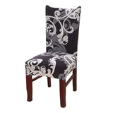 4pcs Stretch Chair Cover Washable Chair Slipcovers -Style 2