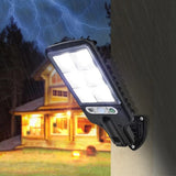 LED Solar Wall Light Motion Sensor Security Wall Yard Street Outdoor Lamp