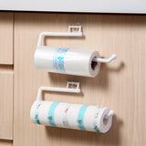 4Pcs Wall Mounted Hanger Kitchen Roll Holder Paper Towel Rack Self-Adhesive Tissue Holder