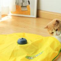 Pet Cat Roating Motion Toy Electronic Interactive Funny Cat Stick