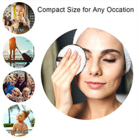 3 Pieces Microfiber Makeup Remover Pads Set