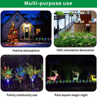 Christmas Decorative Trees Solar Powered Lights Lawn lamp