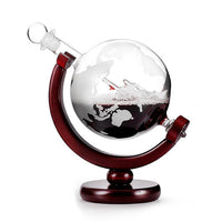 850ml Glass Globe Whiskey Decanter Liquor Wine Bottle