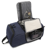 DSLR Camera Backpack for Photography and Laptop Travel Use -Navy