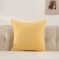 2Pcs Pillow Covers Cushion Protectors Decorative Pillow Cases Yellow