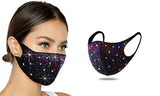 Rhinestone Holiday Bling Face Masks