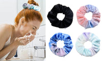 8pcs Hair Scrunchies With Zipper Hidden Pocket