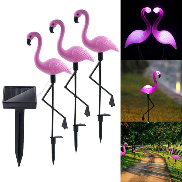 Flamingo Solar Powered Lights Set