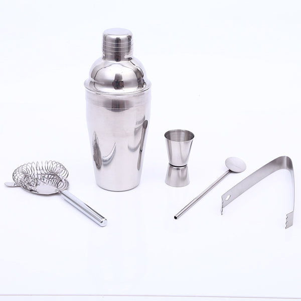 5-Piece Stainless Steel Barware Cocktail Maker Set