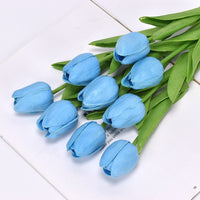 Artificial Tulip Flower Bouquet Home Office Wedding Decoration Photography Props