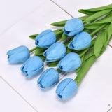 Artificial Tulip Flower Bouquet Home Office Wedding Decoration Photography Props