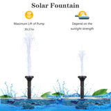 Garden Solar Powered Fountain