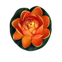 Artificial Floating Lotus Flowers Realistic Life Like Artificial Plants Home Garden Koi Pond Pool Decoration