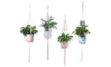 Set of 4Pcs Macrame Pot Plant Hanger Set