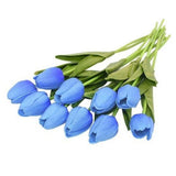 Artificial Tulip Flower Bouquet Home Office Wedding Decoration Photography Props