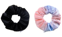 8pcs Hair Scrunchies With Zipper Hidden Pocket