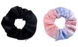 8pcs Hair Scrunchies With Zipper Hidden Pocket