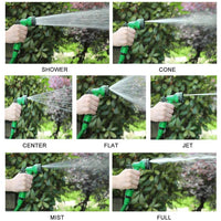 Flexible Expanding Water Hose Pipe with Spray Nozzle for Home Garden Washing Car Outdoor Lawn Pet Shower