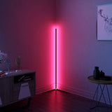 RGB Colour Changing LED Corner Floor Lamp Minimalist Mood Light Corner Standing Light