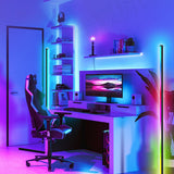 RGB Colour Changing LED Corner Floor Lamp Minimalist Mood Light Corner Standing Light