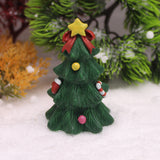 Set of 7Pcs Christmas Garden Statue Garden Resin Figurine Garden Sculpture