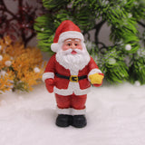 Set of 7Pcs Christmas Garden Statue Garden Resin Figurine Garden Sculpture