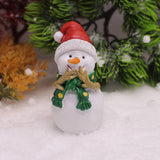 Set of 7Pcs Christmas Garden Statue Garden Resin Figurine Garden Sculpture